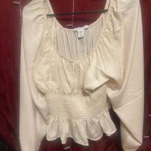 cute white top